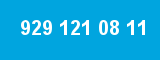 929 121 08 11 929 121 08 11